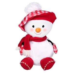 Снеговик Гоша - новогодний подарок, мягкая игрушка